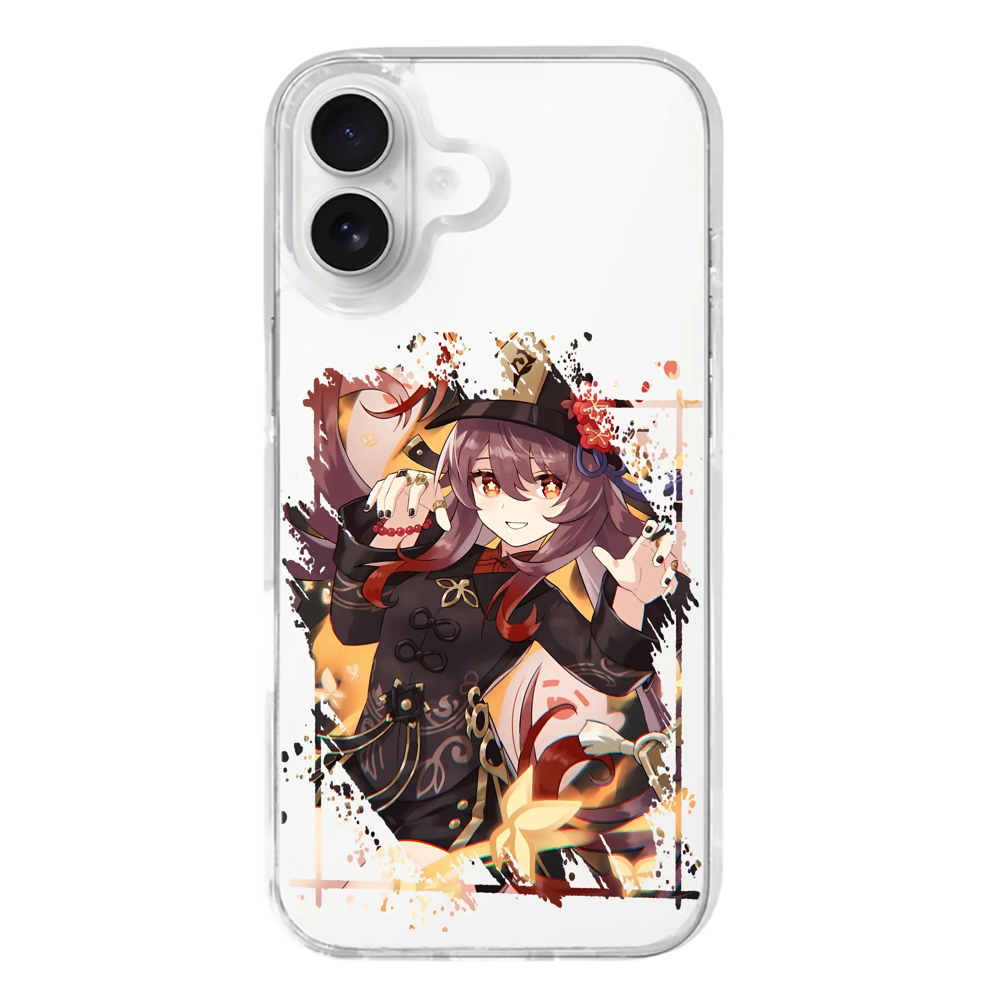 原 神 グッズ フータオ - iPhone 17シリーズ 透明スマホケース – 薄型・耐衝撃・精密フィット保護カバー